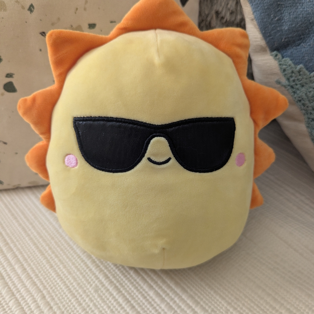 Sunshine Squishmallow Toy with Sunglasses 8 Inches